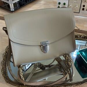 The Cambridge Satchel Company Tan Leather Crossbody Bag